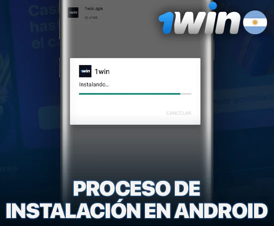 Instalación de la aplicación 1Win en Android