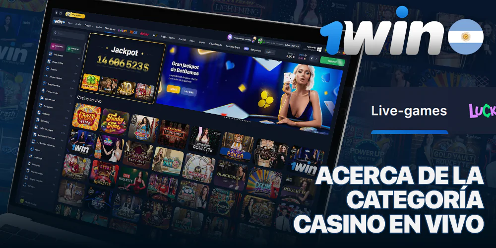 Acerca de la categoría Live Casino en 1Win