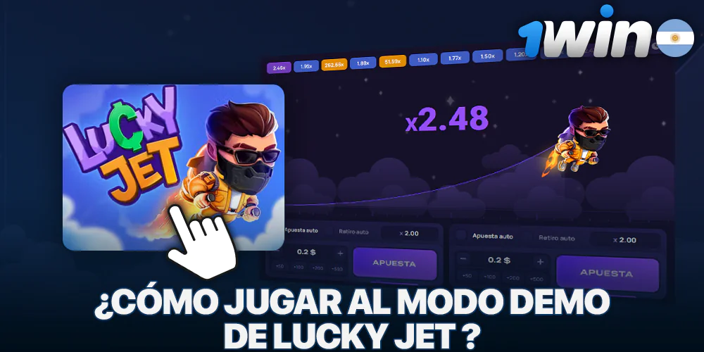 Modo de juego de demostración Lucky Jet en 1win