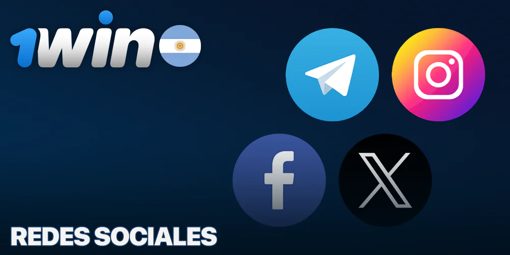 Redes sociales 1Win para argentinos
