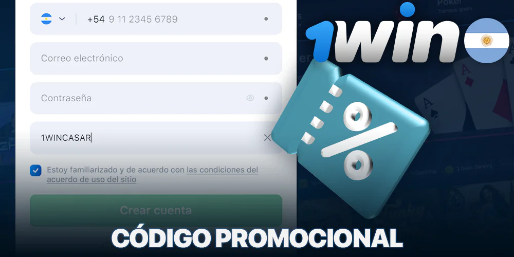 Código promocional 1Win para argentinos