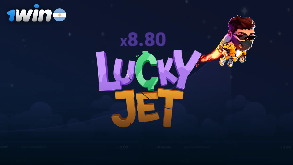 Modo de demostración del juego Lucky Jet en 1Win