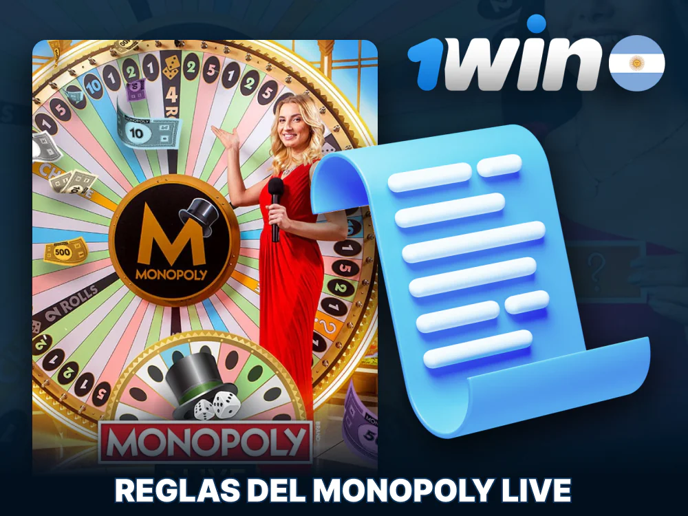 Reglas de 1win Argentina Monopoly Live